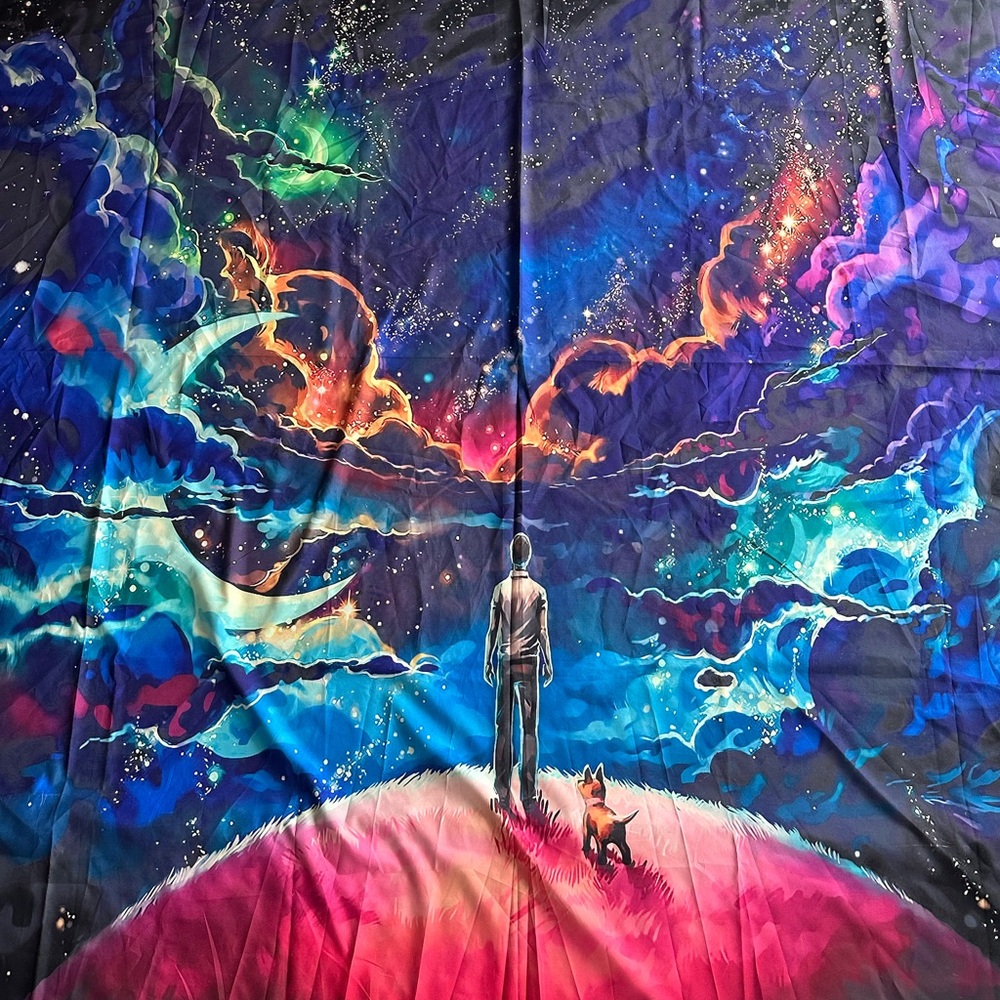 Vibrant Galaxy Wall Tapestry